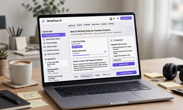 Best AI writing tools for content creators
