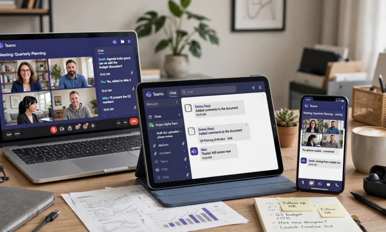 use Microsoft Teams for remote work