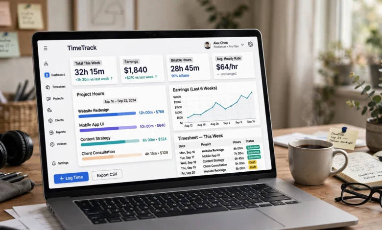 time-tracking apps for freelancers