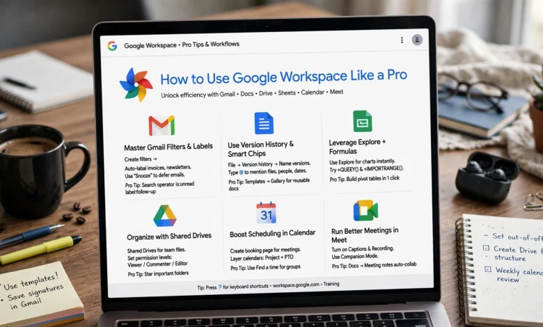 how to use Google Workspace like a pro