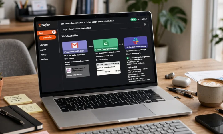 how to automate tasks with Zapier