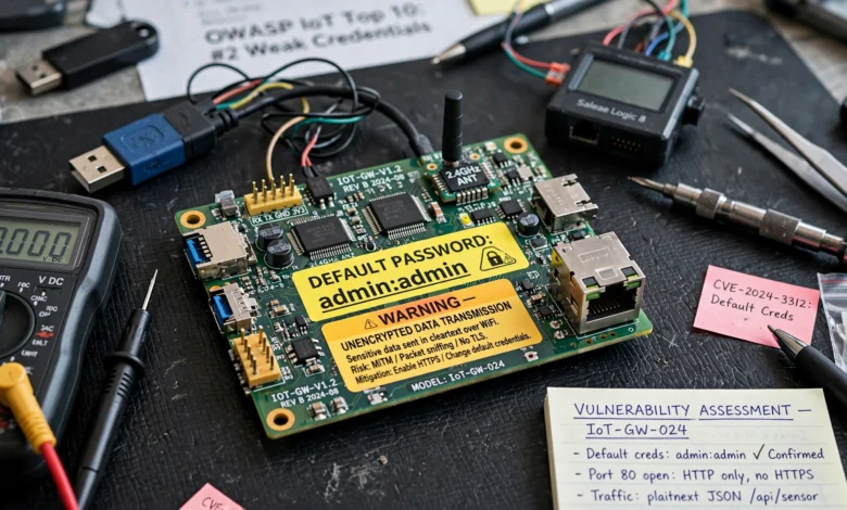 IoT device vulnerabilities