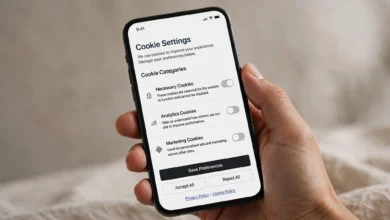 Website cookies