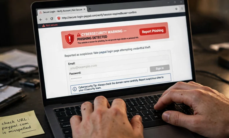report a phishing website